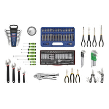 Load image into Gallery viewer, Sealey Topchest 5 Drawer Ball-Bearing Slides - Black &amp; 140pc Tool Kit
