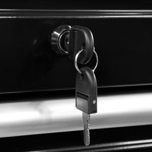 Sealey Topchest 6 Drawer Ball-Bearing Slides - Black