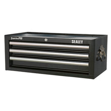 Load image into Gallery viewer, Sealey Mid-Box 3 Drawer Ball-Bearing Slides - Black (AP33339B)
