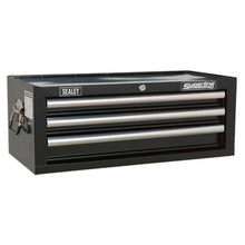Load image into Gallery viewer, Sealey Mid-Box 3 Drawer Ball-Bearing Slides - Black (AP33339B)

