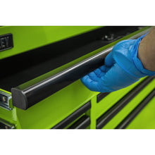 Load image into Gallery viewer, Sealey 15 Drawer 1549mm Mobile Trolley, Wooden Worktop, Hutch, 2 Drawer Riser &amp; Side Locker
