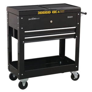 Sealey Mobile Tool & Parts Trolley - Black