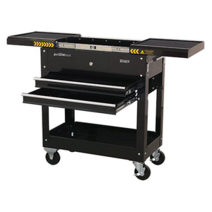 Sealey Mobile Tool & Parts Trolley - Black
