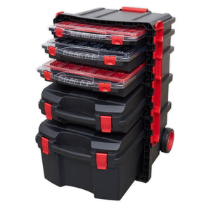 Sealey Professional Mobile Toolbox, 5 Removable Storage Cases