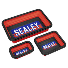 Load image into Gallery viewer, Sealey Parts Tray Collapsible Magnetic - Set of 3
