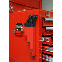 Load image into Gallery viewer, Sealey Magnetic Cable Tie Holder - Red
