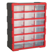 Load image into Gallery viewer, Sealey Cabinet Box 18 Drawer - Red/Black
