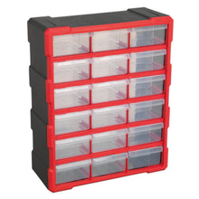 Load image into Gallery viewer, Sealey Cabinet Box 18 Drawer - Red/Black
