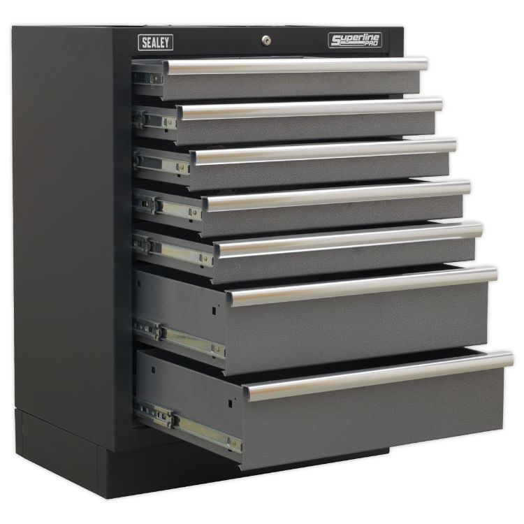 Sealey Modular 7 Draw Cabinet 680mm - APMS62 – Motion Plus Limited
