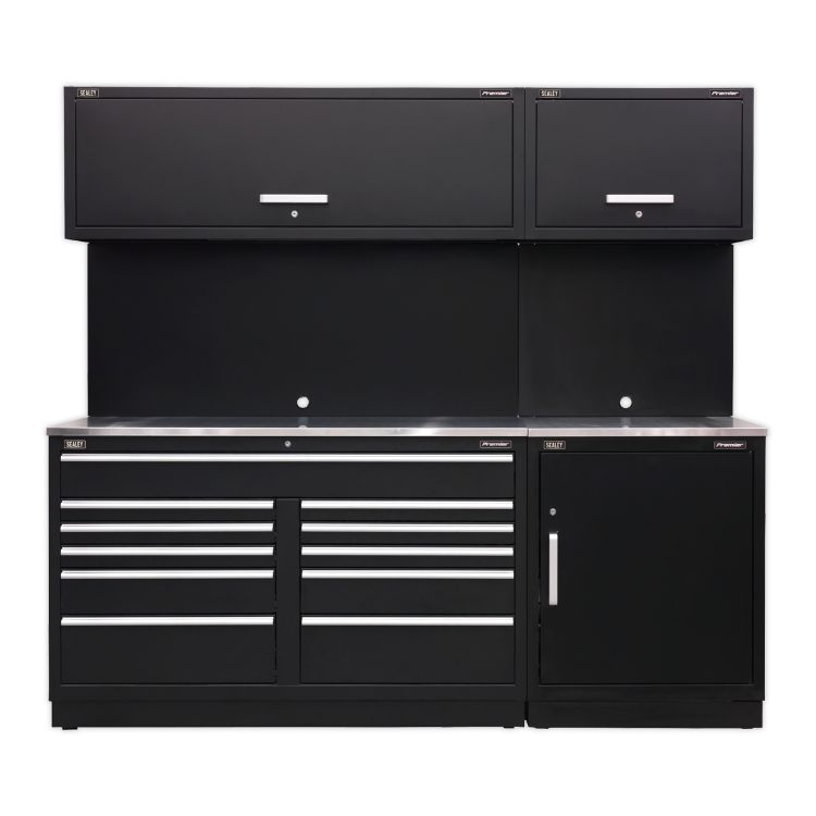 Sealey 2.3M Storage System - Stainless Worktop (Premier)