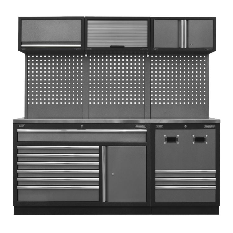 Sealey Modular Storage System Combo - Stainless Steel Worktop