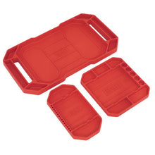 Load image into Gallery viewer, Sealey Flexible Tool Trays Non-Slip - Pack of 3
