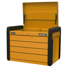 Load image into Gallery viewer, Sealey 4 Drawer Push-to-Open Topchest, Ball-Bearing Slides - Orange
