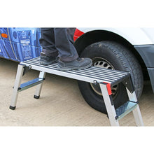 Load image into Gallery viewer, Sealey Aluminium Folding Platform 2-Tread EN 131-4
