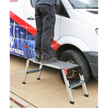 Load image into Gallery viewer, Sealey Aluminium Folding Platform 2-Tread EN 131-4
