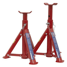 Load image into Gallery viewer, Sealey Axle Stands (Pair) 2 Tonne Capacity per Stand - Folding Type
