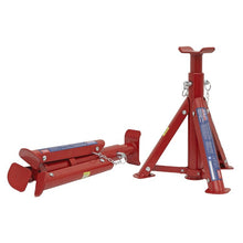 Load image into Gallery viewer, Sealey Axle Stands (Pair) 2 Tonne Capacity per Stand - Folding Type
