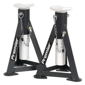 Sealey Axle Stands (Pair) 3 Tonne Capacity per Stand - White