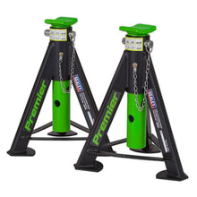 Load image into Gallery viewer, Sealey Axle Stands (Pair) 6 Tonne Capacity per Stand - Green
