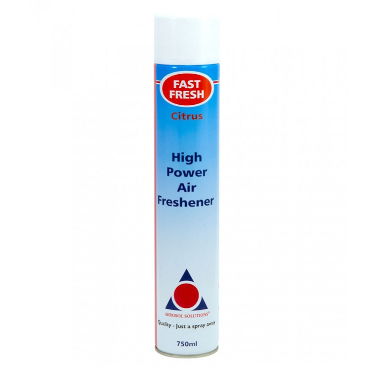 Aerosol Solutions FAST FRESH - Citrus High Discharge Air Freshener 750ml