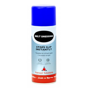 Aerosol Solutions BELT DRESSING - Instant Slip Stopping Spray 400ml