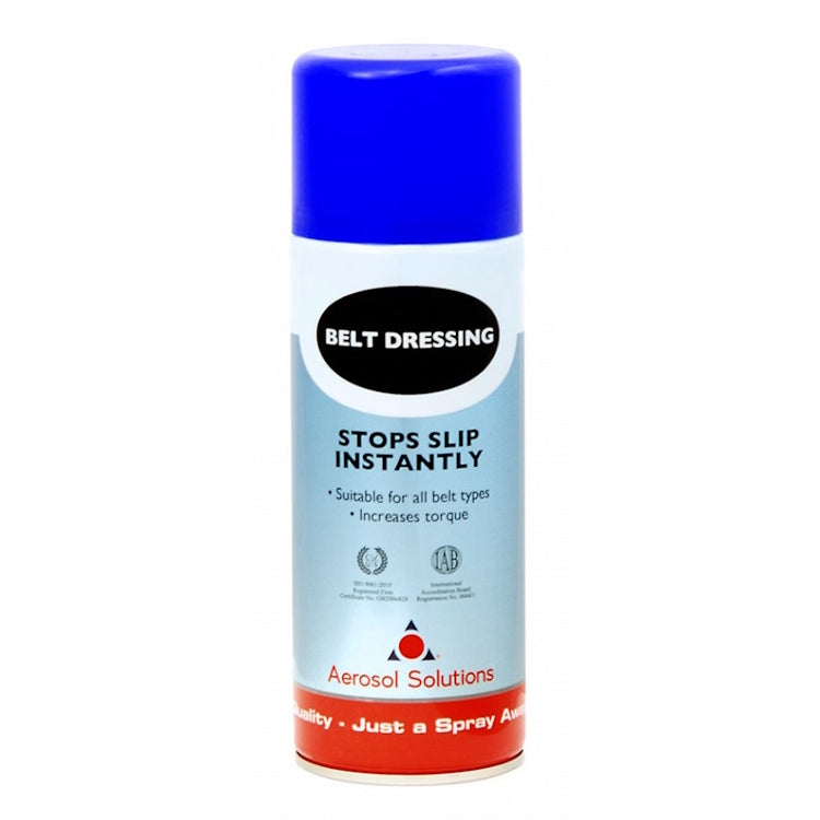Aerosol Solutions BELT DRESSING - Instant Slip Stopping Spray 400ml