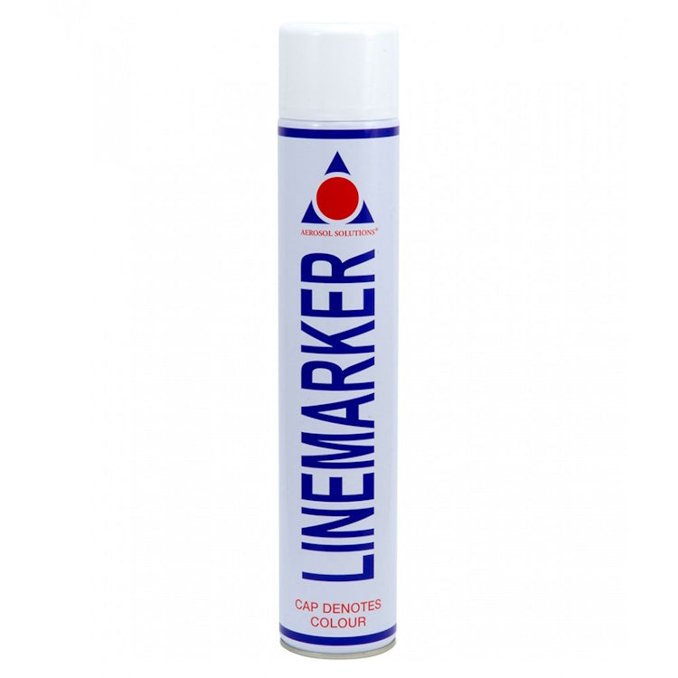 Aerosol Solutions LINEMARKER - Durable Semi-Permanent Marking Paint - White 750ml