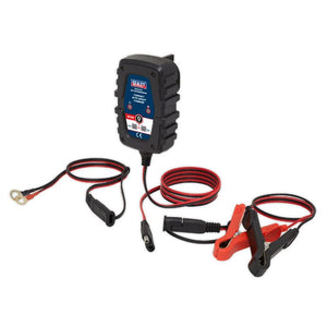 Sealey Compact Smart Trickle Charger & Maintainer 1A 6/12V