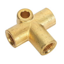 Load image into Gallery viewer, Sealey Brake Tube Connector M10 x 1mm 3-Way
