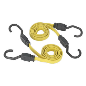 Sealey Flat Bungee Cord Set 2pc 910mm