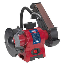 Load image into Gallery viewer, Sealey Bench Grinder 150mm (6&quot;), 50mm Belt Sander &amp; Worklight 250W/230V
