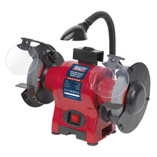Load image into Gallery viewer, Sealey Bench Grinder 150mm (6") Worklight 250W/230V
