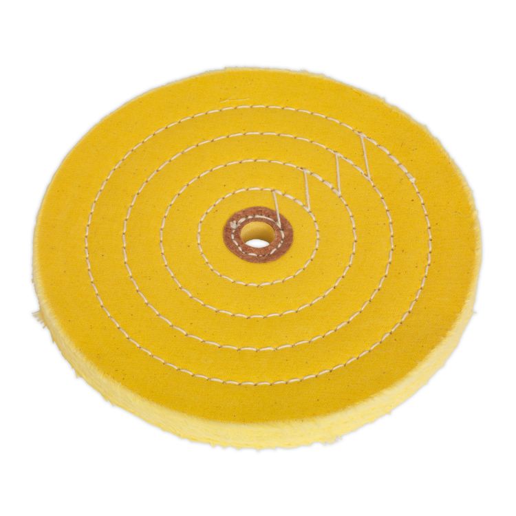 Sealey Buffing Wheel 200 x 16mm - 16mm Bore Coarse
