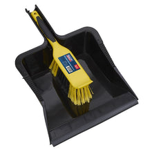 Load image into Gallery viewer, Sealey Bulldozer Yard Dustpan &amp; Brush Set
