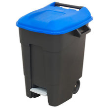 Load image into Gallery viewer, Sealey Refuse/Wheelie Bin, Foot Pedal 100L - Blue
