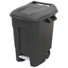 Load image into Gallery viewer, Sealey Refuse/Wheelie Bin, Foot Pedal 100L - Black
