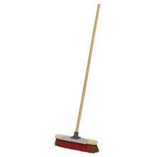 Load image into Gallery viewer, Sealey Heavy-Duty Stiff/Hard Bristle Broom, Scraper 405mm (16")
