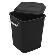 Load image into Gallery viewer, Sealey Refuse/Storage Bin 50L - Black
