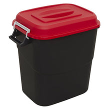Load image into Gallery viewer, Sealey Refuse/Storage Bin 75L - Red
