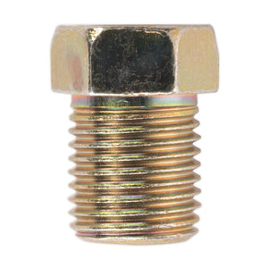 Sealey Brake Pipe Nut M10 x 1mm Full Thread Male - Pack of 25
