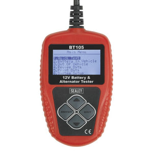 Sealey Digital Battery & Alternator Tester 12V (BT105)