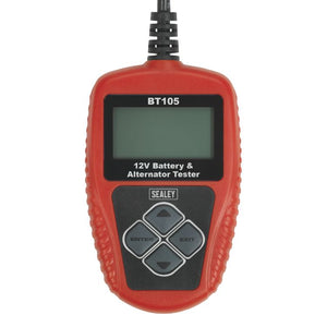 Sealey Digital Battery & Alternator Tester 12V (BT105)