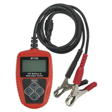 Load image into Gallery viewer, Sealey Digital Battery &amp; Alternator Tester 12V (BT105)
