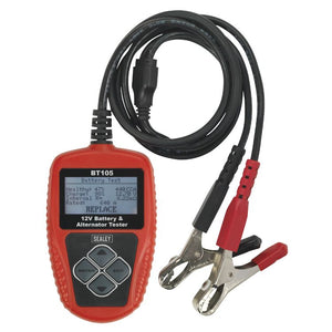 Sealey Digital Battery & Alternator Tester 12V (BT105)