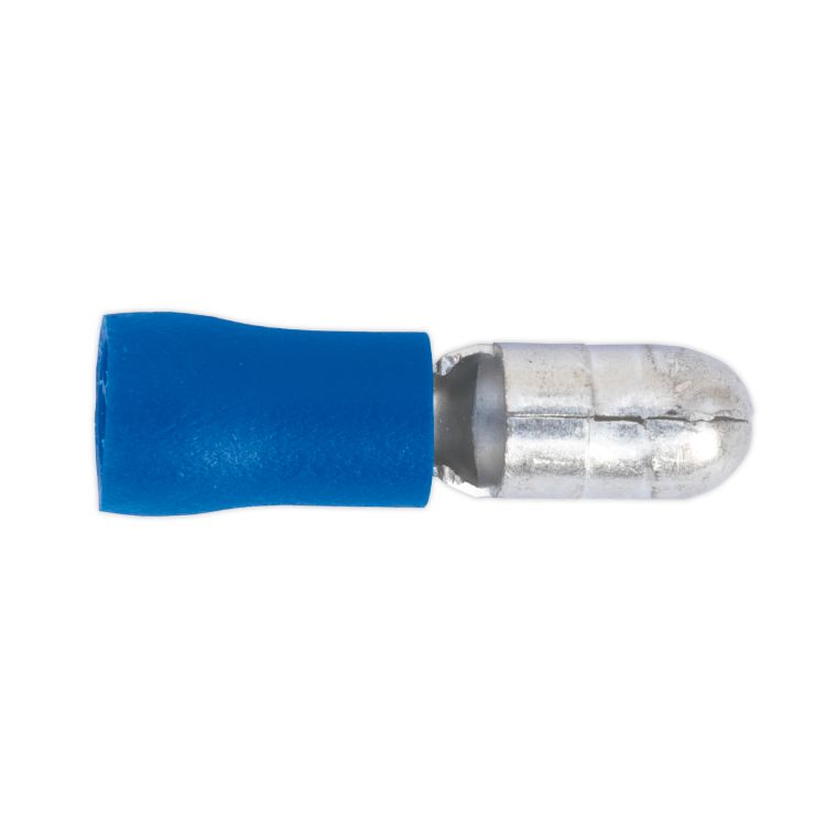Sealey Bullet Terminal 5mm Male Blue - Pack of 100