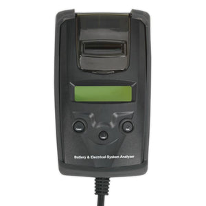 Sealey 6/12/24V Digital Battery & Alternator Tester, Printer