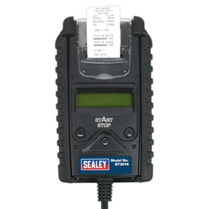 Sealey Digital Start/Stop Battery & Alternator Tester, Printer 6/12/24V (BT2014)