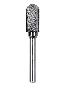 Abracs Tungsten Carbide Burr Cylindrical Ball Nose (12 x 25 x 6 x 65mm)