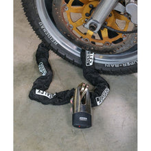 Load image into Gallery viewer, Sealey Motorcycle Chain &amp; Disc Lock 10.5 x 10.5 x 1500mm 4* ART Approved
