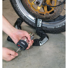 Load image into Gallery viewer, Sealey Motorcycle Chain &amp; Disc Lock 10.5 x 10.5 x 1500mm 4* ART Approved
